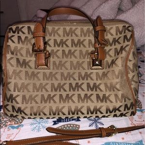 ❤️Mk brown/beige Satchel❤️